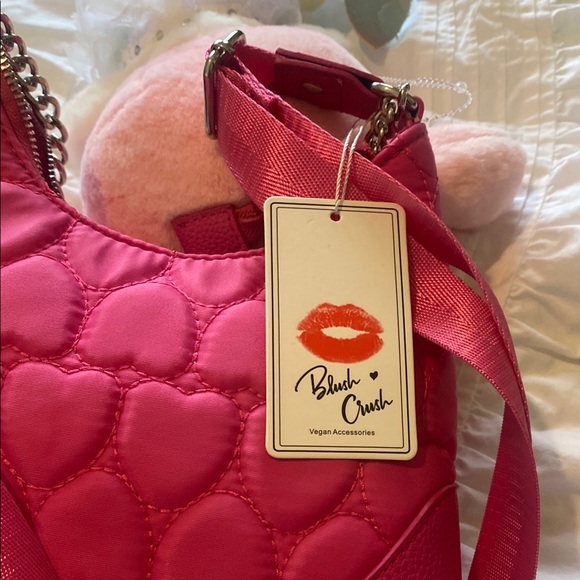 Pink Quilted Women's Bag - Picture 3 of 3